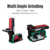 "220V Multifunctional Abrasive Belt Machine 370W Desktop Electric Sanding Machine Woodworking DIY Sanding Grinding Polishing "