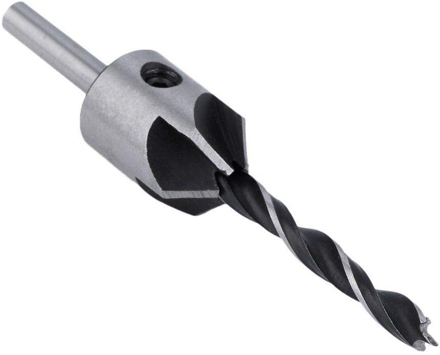 4 Pcs HSS Flute Countersink Drill Bit Set Screw - Image 3