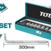 10 Pieces 10 Pieces 10-24 Mil Steel Box Tile Bit Set Total Metal Box THTL121101 - Image 3