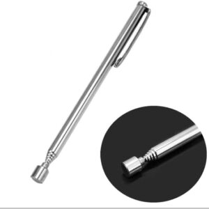 Portable Telescopic Magnetic Pick Up Rod (Silver)