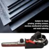 Belt Sander Adapter,Ergonomic Design Sander Sanding Head Adapter,Mini Electric Angle Grinder Belt Sander Head Attachment,For Blade Grinding, Grinding Scissors - الصورة 3