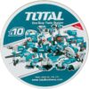 Total Tools Inox Cutting Disc (Set of 10 Pieces, 125 ml, TAC2211255) - الصورة 3