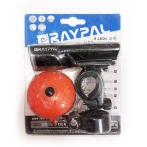 Raypal 5 LED Head Light and Tail Light Set - black