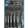 6 pcs wood flat bit Spade Drill Bit Sets - Heavy Duty - Wood Craft Hole Saw Bits Paddle Flat Boring Bits with 1/4 inch Quick Change Hex Shank for Woodworking 10mm, 12mm, 16mm, 18mm, 20mm, 25mm - Image 3