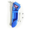 Drill Bit Sharpener Portable Corundum Grinding Wheel Drill Bit Sharpener Titanium Drill Powered Tool Parts With A Extra Wrench (Blue)