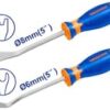 2Pcs door trim remover 125mm Easily slide into confined areas Suitable for round and square clips Fasteners and plastic rivets - Image 2