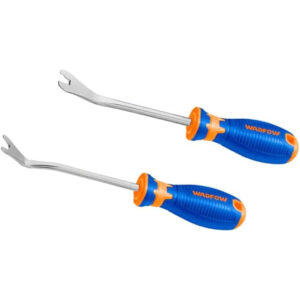 2Pcs door trim remover 125mm Easily slide into confined areas Suitable for round and square clips Fasteners and plastic rivets