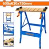 Foldable workbench Load capacity 100kg Open size 605x630x750mm Two-piece MDF worktop Tabletop printed with ruler and protractor - الصورة 4