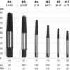 Damaged Screw Extractor Set of 6Pcs - Chrome Vanadium Steel - Broken Bolt Stripped Screw Extractor Kit - الصورة 6