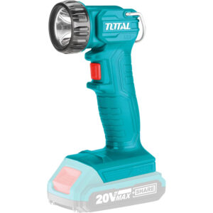 Total Tools - High Power Flashlight | 20 V Battery | 150 Lumen Capacity | Dimmable up to 90 ° TWLI2023