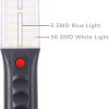 Rechargeable led Torch with White Lamp/Flash Red Light/Flash Blue Red Light, Hook and magnetic back كشاف LED، قابل لإعادة الشحن مع ضوء أبيض/ضوء أحمر فلاش/ضوء أحمر أزرق فلاش وخطاف ظهر ممغنظ - Image 12