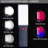 Rechargeable led Torch with White Lamp/Flash Red Light/Flash Blue Red Light, Hook and magnetic back كشاف LED، قابل لإعادة الشحن مع ضوء أبيض/ضوء أحمر فلاش/ضوء أحمر أزرق فلاش وخطاف ظهر ممغنظ - Image 9