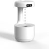 Anti-gravity Humidifier, Desktop Mute Clock Display, Suspended Water Drop Back Flow, Creative Aromatherapy Machine, Timer and Automatic Off Safety Switch