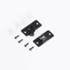 Mini Size 90 Degree Right Angle Door Lock,304 Stainless Steel Sliding Door Latch Window Lock bar Bolt barn Sliding Door Lock Sliding Latch(Black) - الصورة 3