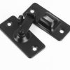 Mini Size 90 Degree Right Angle Door Lock,304 Stainless Steel Sliding Door Latch Window Lock bar Bolt barn Sliding Door Lock Sliding Latch(Black) - الصورة 2