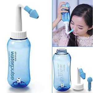 300ml Nose Wash Bottle Adults Children Neti Pot Nose Cleaner Nasal Irrigation System for Allergic Rhinitis Sinus and Daily Nasal Rinsing with 1 Adult Nasal Wash and 1 Children Nasal Wash
