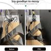 25pcs Releasable Cable Ties Plastics Nylon Hook Loop Wrap Zip Bundle Fastener Straps Detachable T-type Wire Organizer 150mm - 15 cm - الصورة 3
