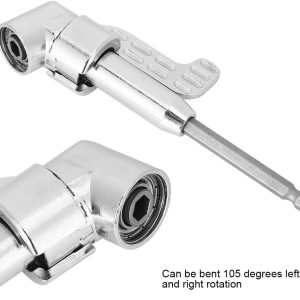 105 degree screwdriver, labor saving drill socket adapter, hex shank screwdriver angled bit holder electric drill tool