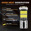 2pcs T10 W5W 194 501 Led Canbus No Error Car Interior Light T10 26 SMD 4014 Chip Pure White Instrument Lights Lamp Auto Bulb - الصورة 2