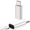 lighting female to usb c male - USB-C Adapter for iPhone 15/15 Pro/15 Pro Max/15 Plus, USB- Charging & 480Mbps Data Sync, Plug & Play Gender Changer Cable Adapter (Male/Female), No Audio, Not for OTG, Silver - الصورة 5