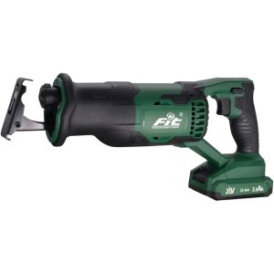 Front saw with 20V lithium battery + 2 x 2Ah batteries + fast charger