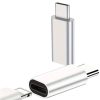lighting female to usb c male - USB-C Adapter for iPhone 15/15 Pro/15 Pro Max/15 Plus, USB- Charging & 480Mbps Data Sync, Plug & Play Gender Changer Cable Adapter (Male/Female), No Audio, Not for OTG, Silver